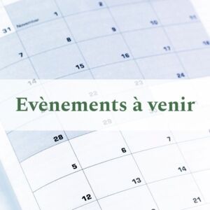 Evénements à venir Evénements à venir